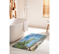 Коврик для ванной комнаты и туалета противоскользящий JOYARTY "Береговая история" 60х100 см bath_10345_60x100