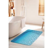 Коврик для ванной комнаты и туалета противоскользящий JOYARTY "Водная пустошь" 60х100 см bath_10279_60x100