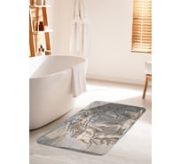 Коврик для ванной комнаты и туалета противоскользящий JOYARTY "Скульптура на фасаде Парижского оперного театра" 60х100 см bath_9954_60x100