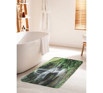 Коврик для ванной комнаты и туалета противоскользящий JOYARTY "Незаметный водопад" 60х100 см bath_10128_60x100