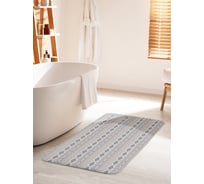 Коврик для ванной комнаты и туалета противоскользящий JOYARTY "Этнические узоры" 60х100 см bath_10180_60x100