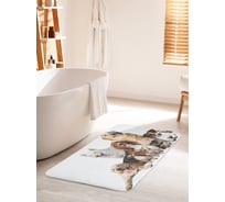 Коврик для ванной комнаты и туалета противоскользящий JOYARTY "Веселые ребята" 60х100 см bath_10681_60x100