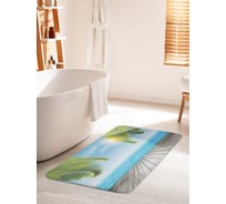 Коврик для ванной комнаты и туалета противоскользящий JOYARTY "Летний день" 60х100 см bath_10390_60x100