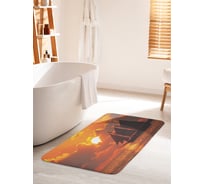 Коврик для ванной комнаты и туалета противоскользящий JOYARTY "Тихий закат" 60х100 см bath_11702_60x100