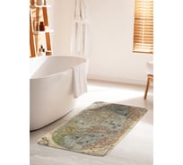 Коврик для ванной комнаты и туалета противоскользящий JOYARTY "Старая карта мира" 60х100 см bath_10978_60x100