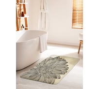 Коврик для ванной комнаты и туалета противоскользящий JOYARTY "Графический пион" 60х100 см bath_67597_60x100