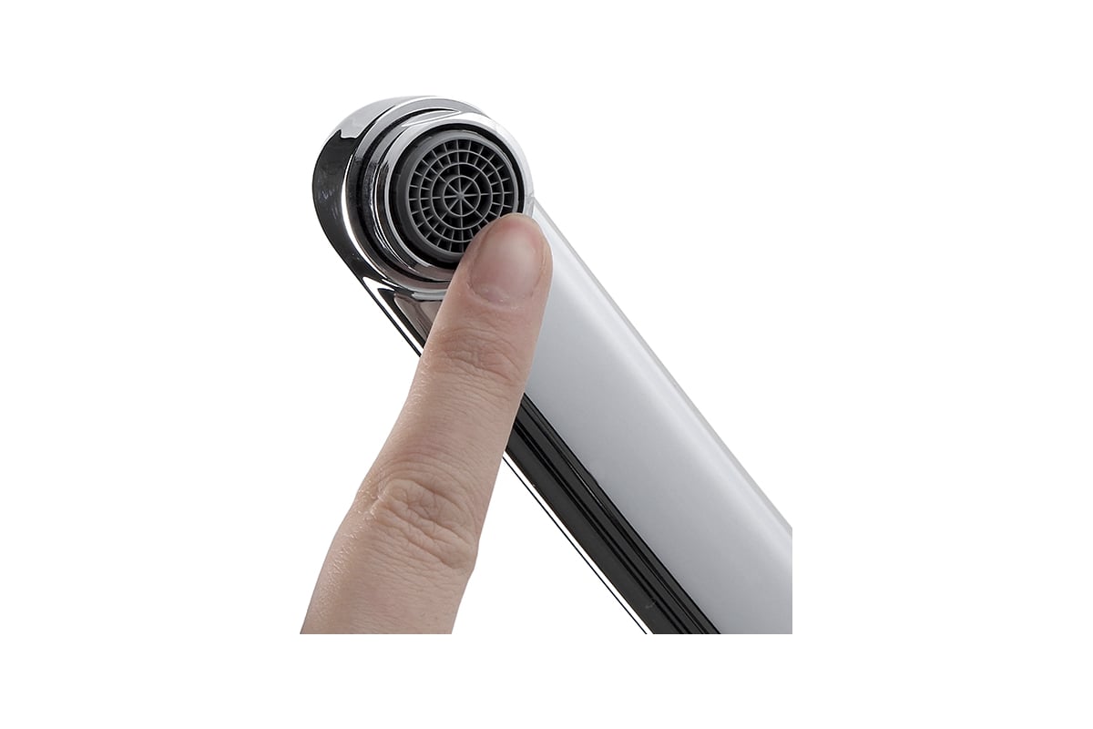 Смеситель для ванны IDDIS Sena SENSBL2i10WA с длинным изливом с ...