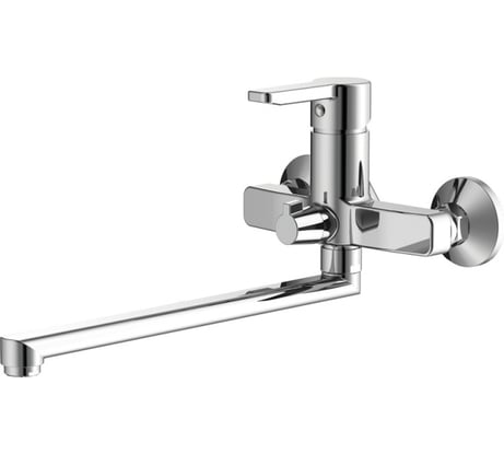 Смеситель для ванны IDDIS Sena SENSBL2i10WA с длинным изливом с керамическим дивертором