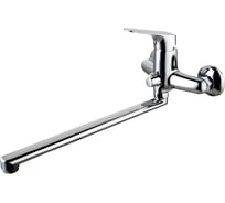 Смеситель для ванны IDDIS Vinsente VINSBL2i10WA с длинным изливом с керамическим дивертором