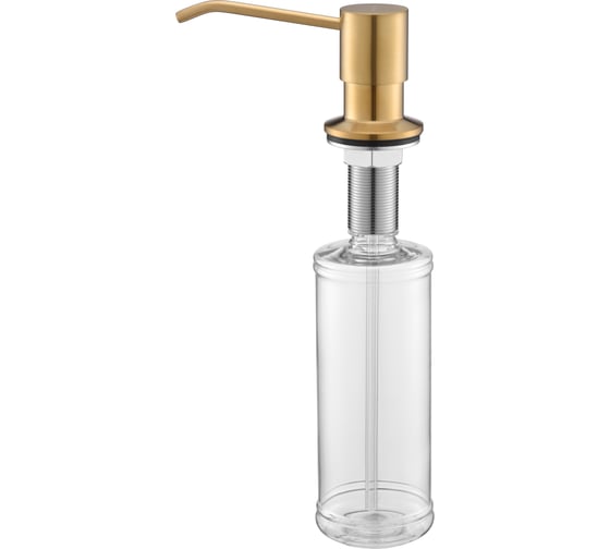 Дозатор для жидкого мыла Paulmark REIN брашированное золото D002-BG 1