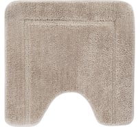 Коврик для ванной комнаты IDDIS с вырезом, 45x45, микрофибра, светло-коричневый PTLT02Mi12