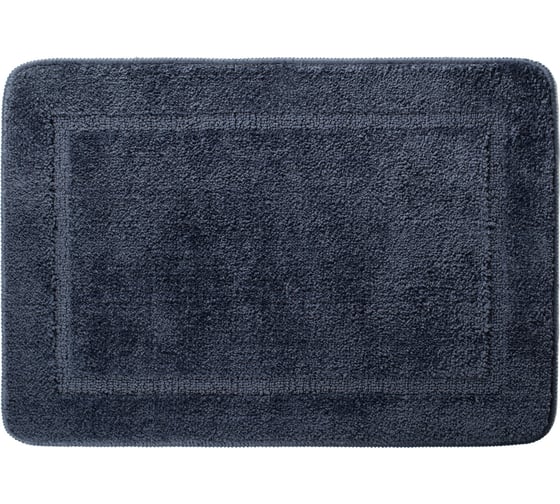 Коврик для ванной комнаты IDDIS 65x45, микрофибра, синий PSQS05Mi12