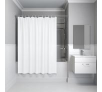 Штора для ванной IDDIS 200x180 см, PE, белый P02PE18i11