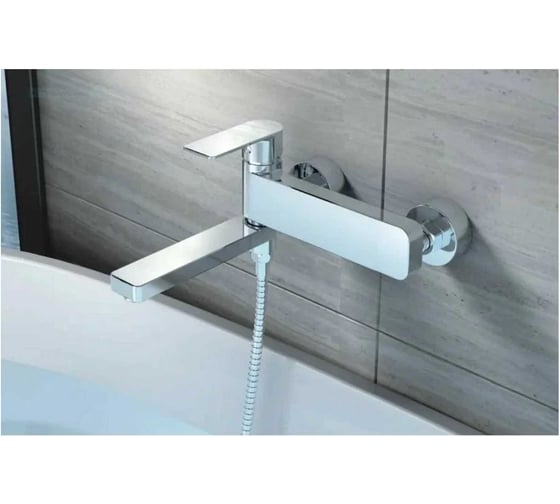 Смеситель для ванны Haiba хром HB61590
