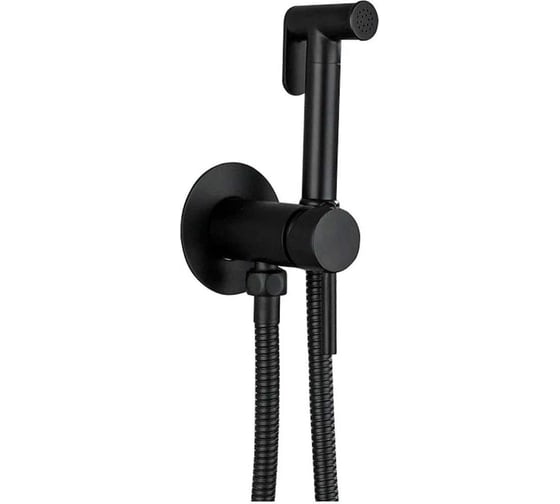 Смеситель с гигиеническим душем Haiba черный HB5511-7 1