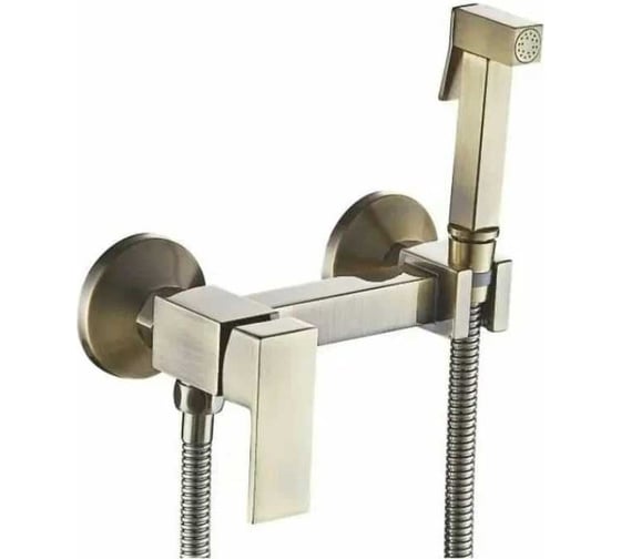 Смеситель с гигиеническим душем Haiba бронза HB5513-4