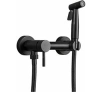 Смеситель с гигиеническим душем Haiba черный HB5510-7