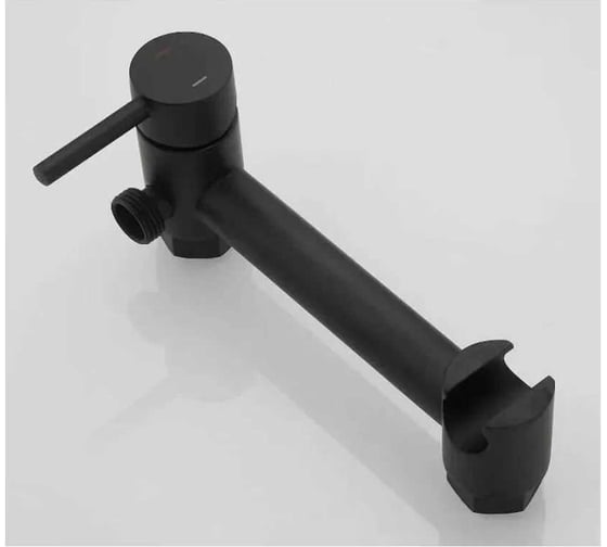Смеситель с гигиеническим душем Haiba черный HB5510-7