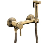 Смеситель с гигиеническим душем Haiba бронза HB5510-4