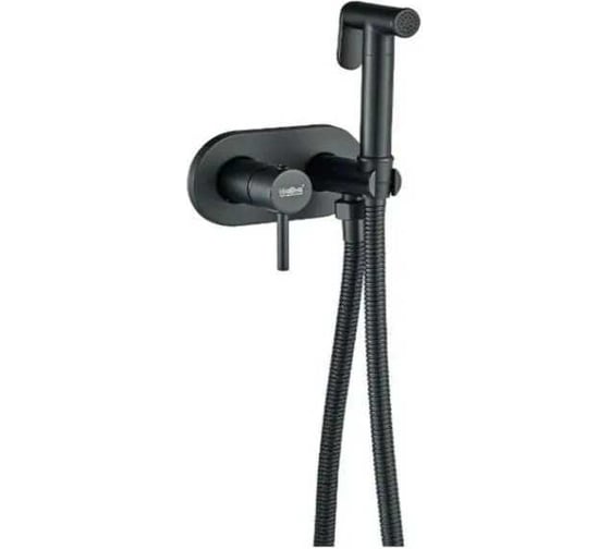 Смеситель с гигиеническим душем Haiba HB5515-7 черный (315168) 00315168