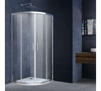 Душевой уголок VINCEA Alpha 800х800, хром, стекло прозрачное VSQ-3AL800CL