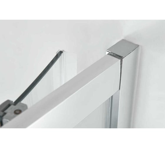 Душевой уголок VINCEA Alpha 800х800, хром, стекло текстурное VSQ-3AL800MT