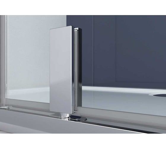 Душевой уголок VINCEA Penta 1000х1000, черный, стекло прозрачное VSP-3P100CLB