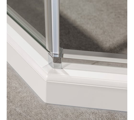 Душевой уголок VINCEA Slim-U 900х900, хром, стекло прозрачное VSP-2SU900CL