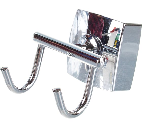 Крючок двойной FIXSEN KVADRO 61305B