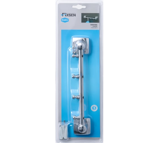 Планка FIXSEN KVADRO 4 крючка 61305-4