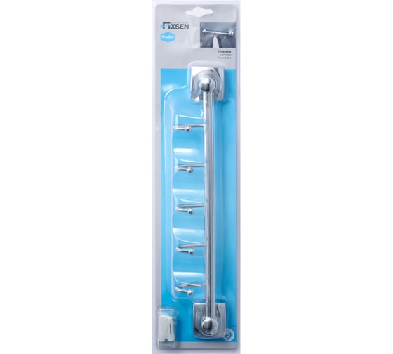 Планка FIXSEN KVADRO 5 крючков 61305В-5