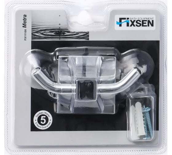 Двойной крючок FIXSEN METRA 11105A