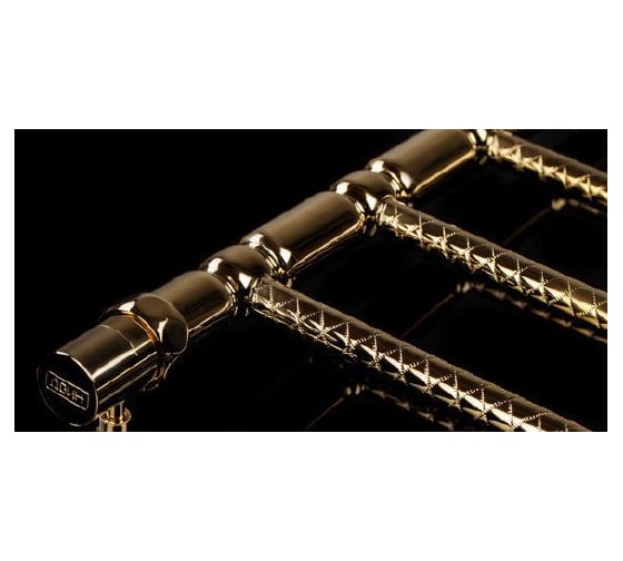 Полотенцесушитель ДВИН Bubble 2 80/50 1"-1/2" универсальный К3, золотой хром 4627119331083