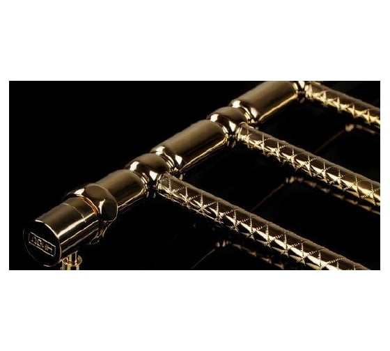 Полотенцесушитель ДВИН Bubble 2 60/50 1"-1/2" универсальный К3, золотой хром 4627119333582