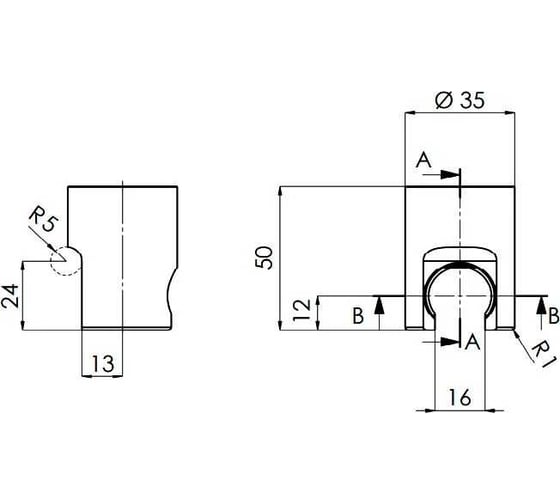 Настенный держатель REMER 339SOM