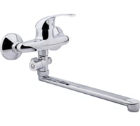 Смеситель для ванны INGROSSO гусак L 30 см, картридж 40мм, выносн.дивертор 211-04 УТ-00041677