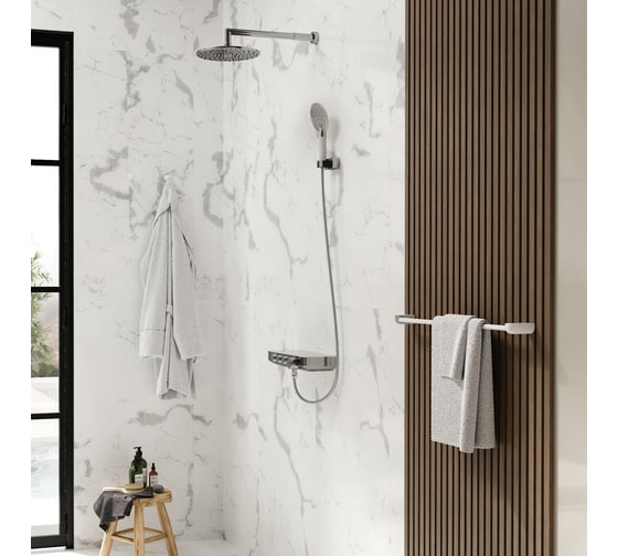 Термостатический смеситель для ванны и душа WasserKraft Mindel Thermo 8599