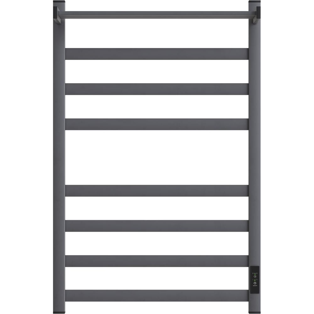 Электрический полотенцесушитель Point Меркурий п7 500x800 с полкой, диммер  справа, графит премиум PN83858PGR