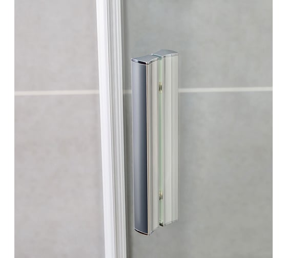 Душевой уголок VINCEA Slim-U 900х900, матовый черный, стекло прозрачное VSP-2SU900CLB