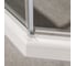 Душевой уголок VINCEA Slim-U 900х900, матовый черный, стекло прозрачное VSP-2SU900CLB 3