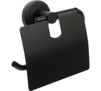 Бумагодержатель FIXSEN "comfort black" с крышкой, черный fx- 86010