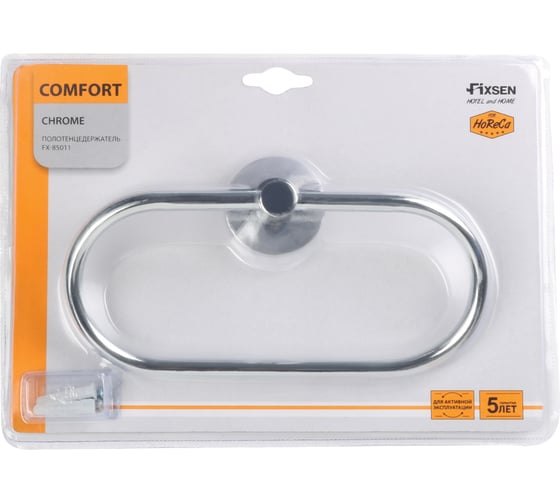 Полотенцедержатель-кольцо FIXSEN "comfort chrome" хром fx- 85011