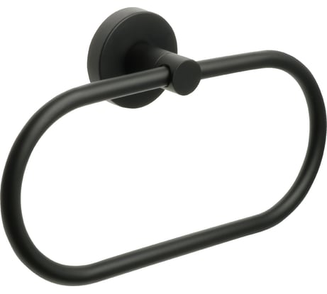 Полотенцедержатель-кольцо FIXSEN "comfort black" черный fx- 86011
