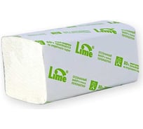 Полотенца в пачке Lime V-укл, 1 слой, 22.5х22.5 см, ширина 11.5 см, 250 листов, белые, 30 г/м.кв.(-Ц) 210250