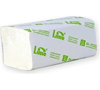 Полотенца в пачке Lime V-укл, 1 слой, 22.5х22.5 см, ширина 11.5 см, 200 листов, белые, 30 г/м.кв.(-Ц) 210200