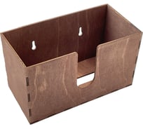 Диспенсер для бумажных салфеток KIMRIK v-сложения, подвесной, 12x24x14 см (00000001009) KG026301/палисандр