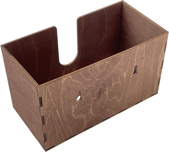 Диспенсер для бумажных салфеток KIMRIK v-сложения, подвесной, 12x24x14 см (00000001009) KG026301/палисандр