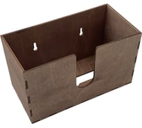 Диспенсер для бумажных салфеток KIMRIK v-сложения, подвесной, 12x24x14 см (00000001009) KG026301/тик