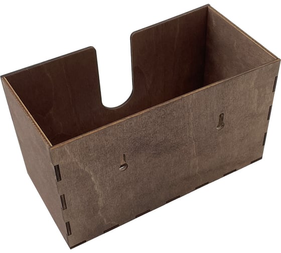 Диспенсер для бумажных салфеток KIMRIK v-сложения, подвесной, 12x24x14 см (00000001009) KG026301/тик