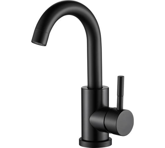 Смеситель для раковины/кухни SHIMIZU Black с коротким изливом smz1006584 1